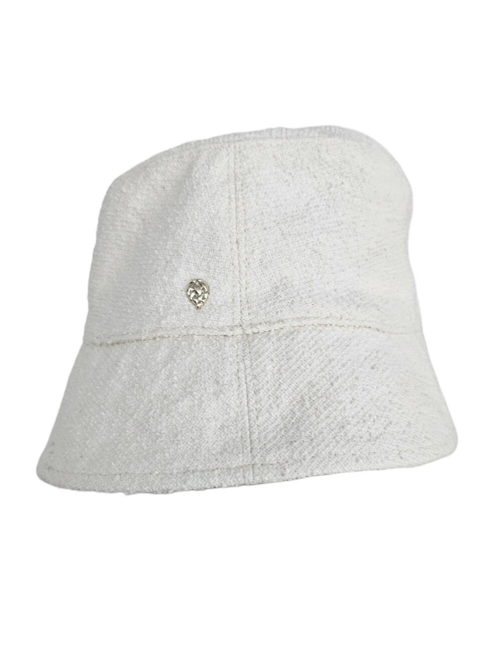 Helen Kaminski Ivory Tweed Bucket Hat